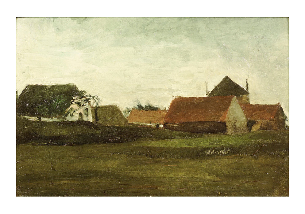 Vincent Van Gogh - Farmhouses in Loosduinen