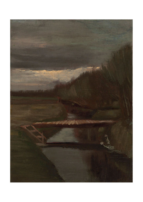 Vincent Van Gogh - Footbridge over the Stream, 1883