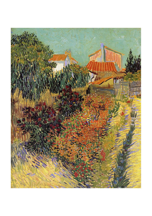 Vincent Van Gogh - Garden Behind a House, 1888