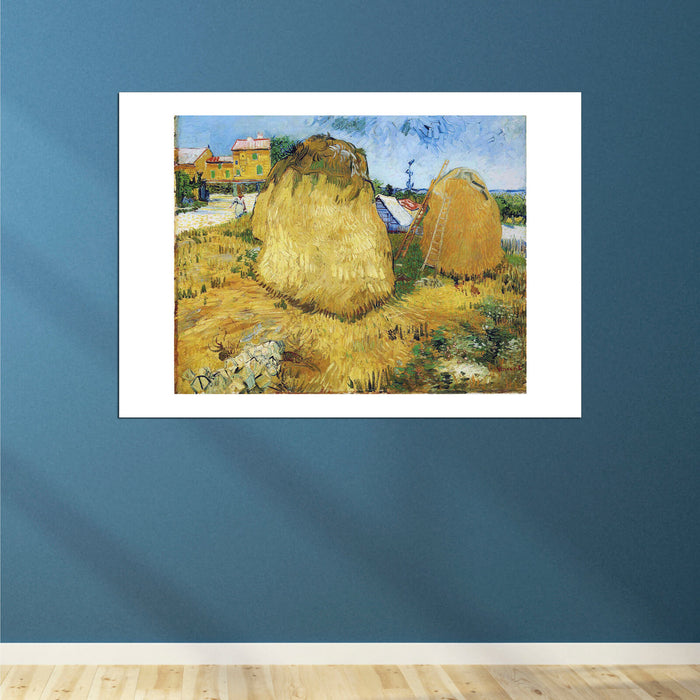 Vincent Van Gogh - Haystacks in Provence, 1888