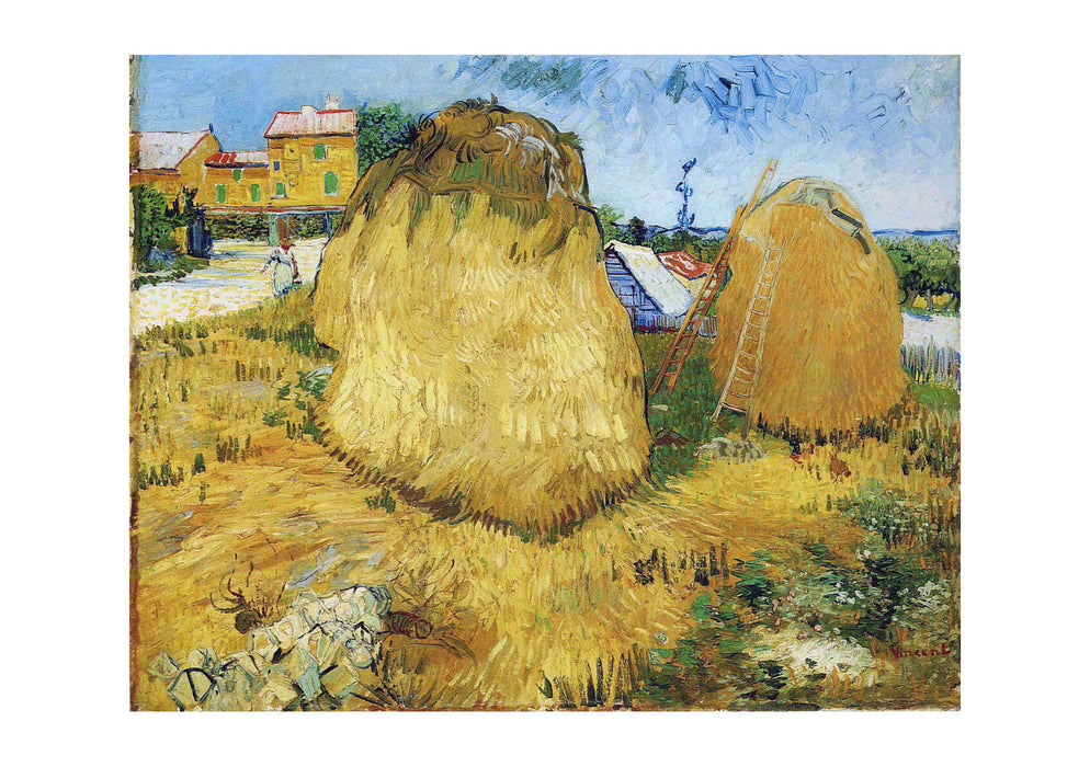 Vincent Van Gogh - Haystacks in Provence, 1888