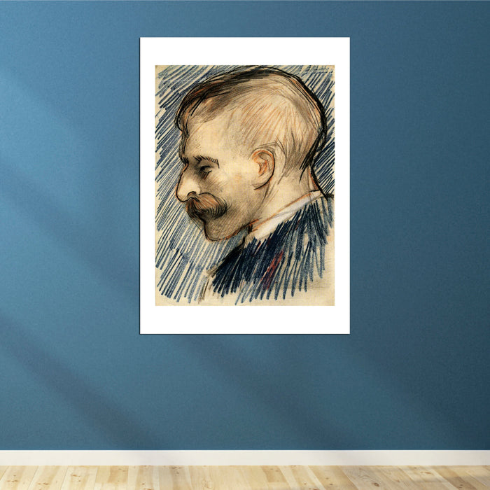 Vincent Van Gogh - Head of a Man (Possibly Theo van Gogh), 1887