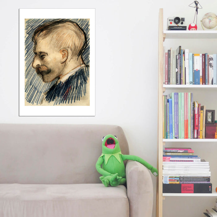 Vincent Van Gogh - Head of a Man (Possibly Theo van Gogh), 1887