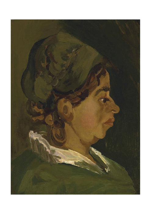 Vincent Van Gogh - Head of a Peasant Woman - Right Profile, 1884
