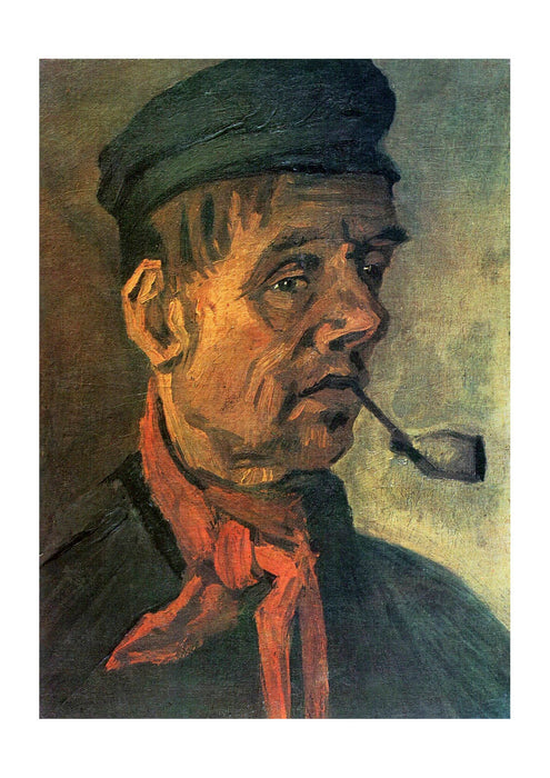 Vincent Van Gogh - Head of a Peasant with a Pipe, 1884
