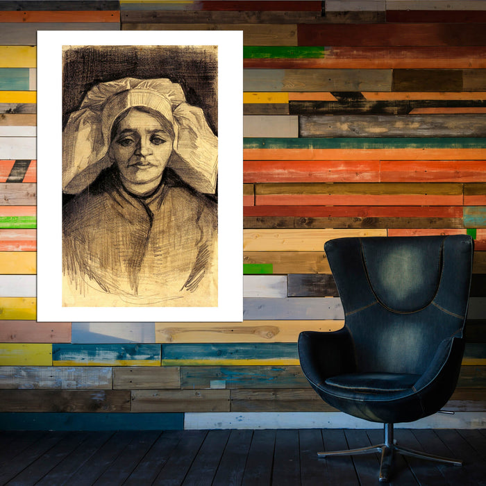 Vincent Van Gogh - Head of a Woman, 1885 02