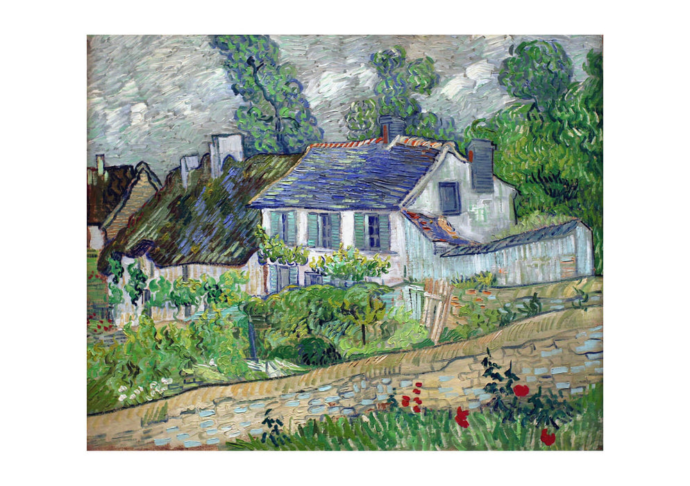 Vincent Van Gogh - Houses in Auvers, 1890 01