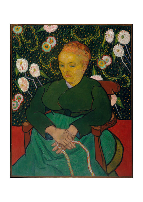 Vincent Van Gogh - La Berceuse, Portrait of Madame Roulin, 1889 01
