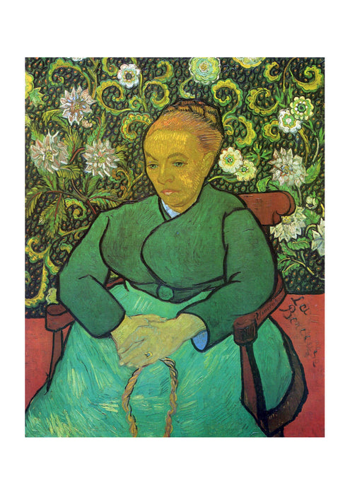 Vincent Van Gogh - La Berceuse, Portrait of Madame Roulin, 1889 02