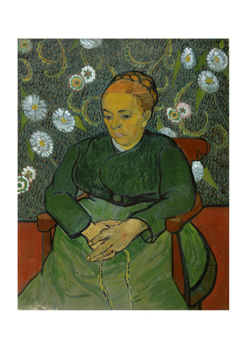 Vincent Van Gogh - La Berceuse, Portrait of Madame Roulin, 1889 04