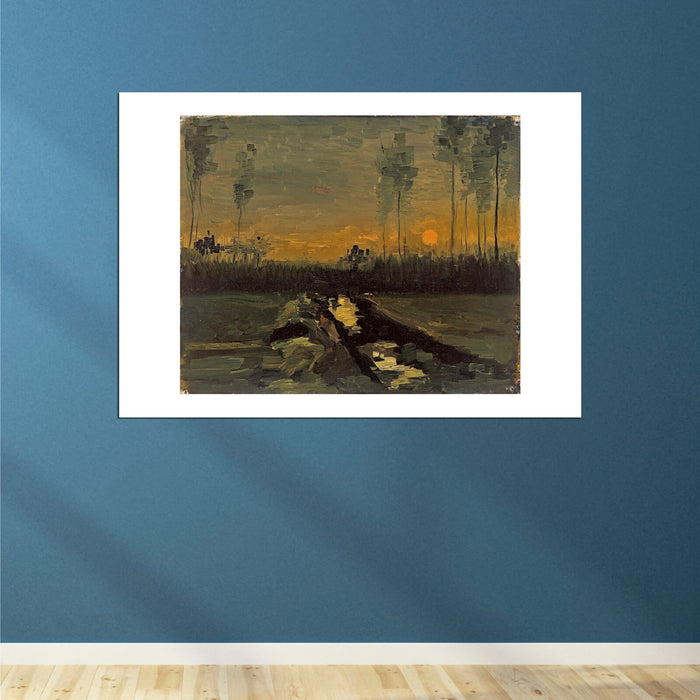 Vincent Van Gogh - Landscape at Dusk, 1885