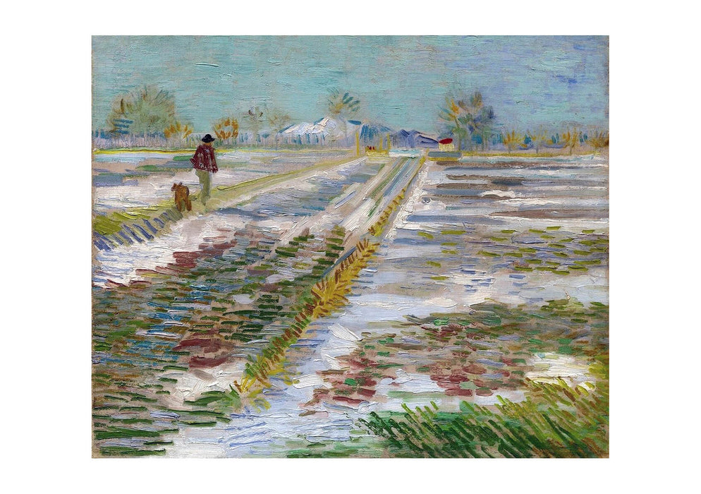 Vincent Van Gogh - Landscape with Snow, 1888