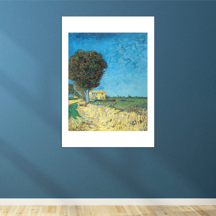 Vincent Van Gogh - Lane near Arles (Side of a Country Lane), 1888