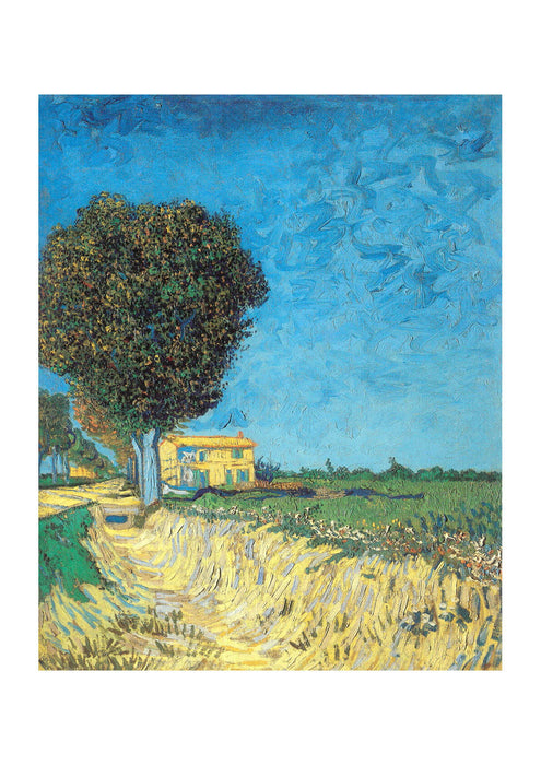 Vincent Van Gogh - Lane near Arles (Side of a Country Lane), 1888