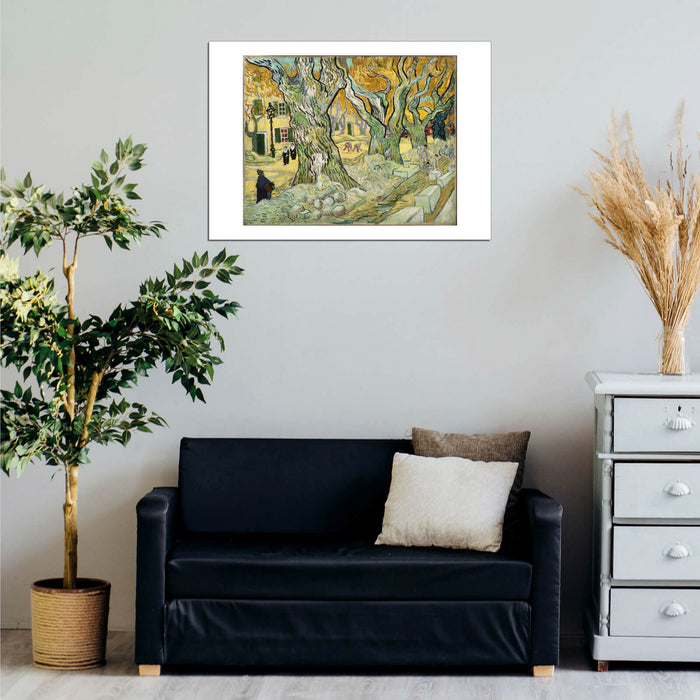 Vincent Van Gogh - Large Platunus (The Road Menders), 1889