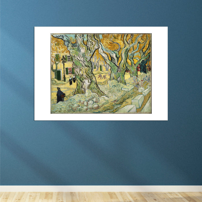 Vincent Van Gogh - Large Platunus (The Road Menders), 1889