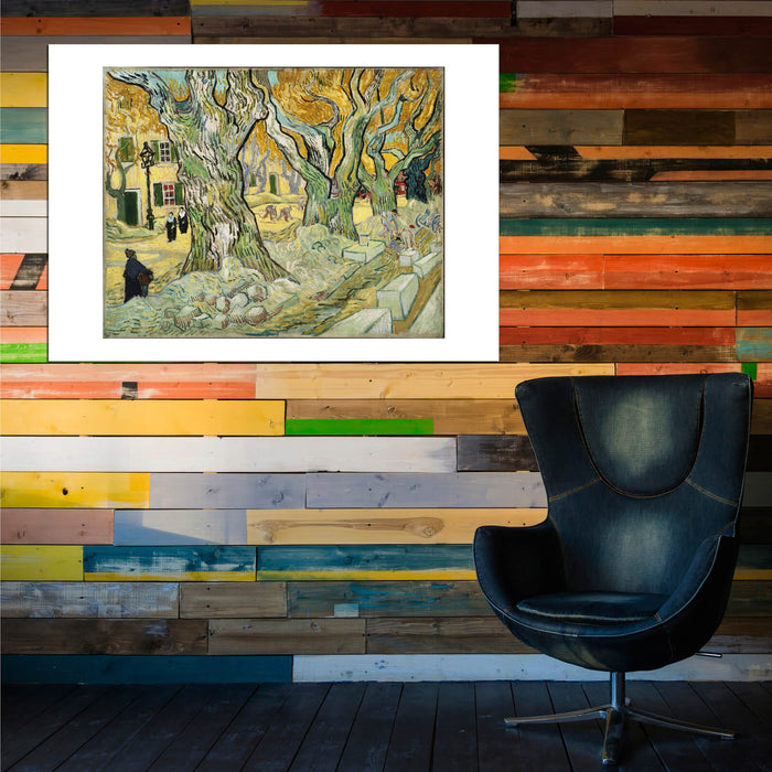 Vincent Van Gogh - Large Platunus (The Road Menders), 1889