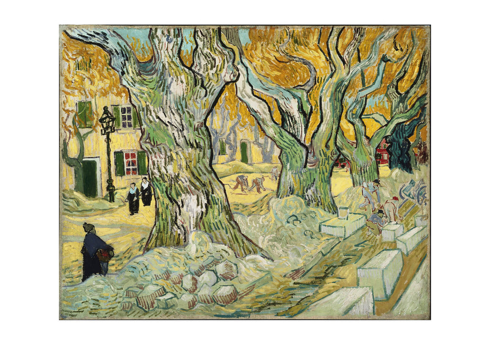 Vincent Van Gogh - Large Platunus (The Road Menders), 1889