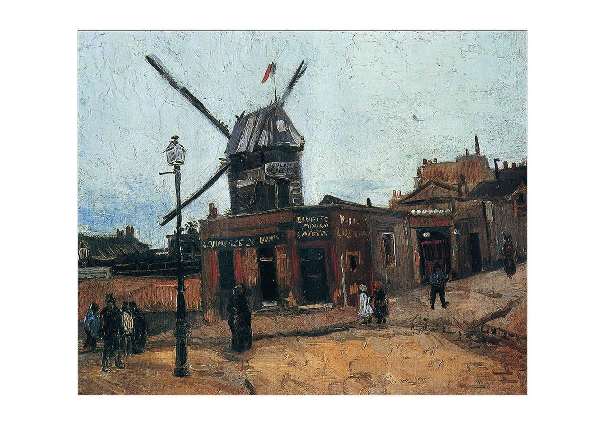 Vincent Van Gogh Le Moulin de la Galette 1886 01 Spiffing Prints