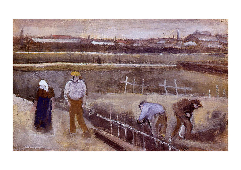 Vincent Van Gogh - Meadows near Rijswijk, 1882