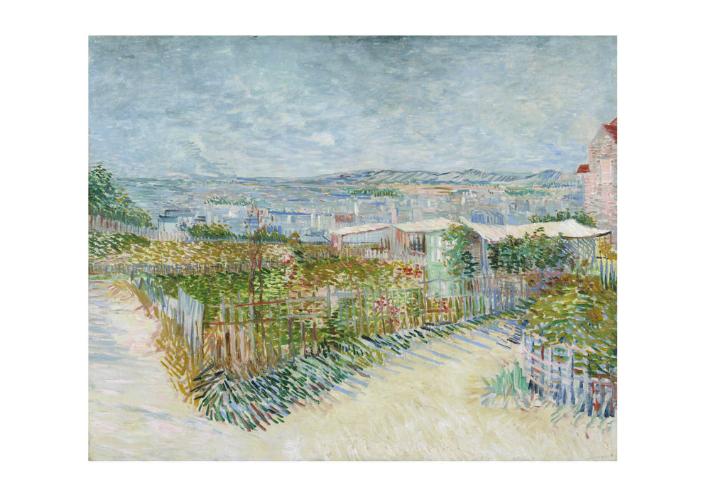Vincent Van Gogh - Montmartre - behind the Moulin de la Galette, 1887