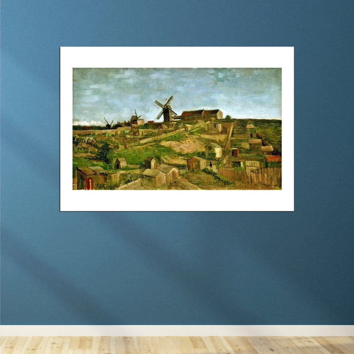 Vincent Van Gogh - Montmartre the Quarry and Windmills, 1886 02