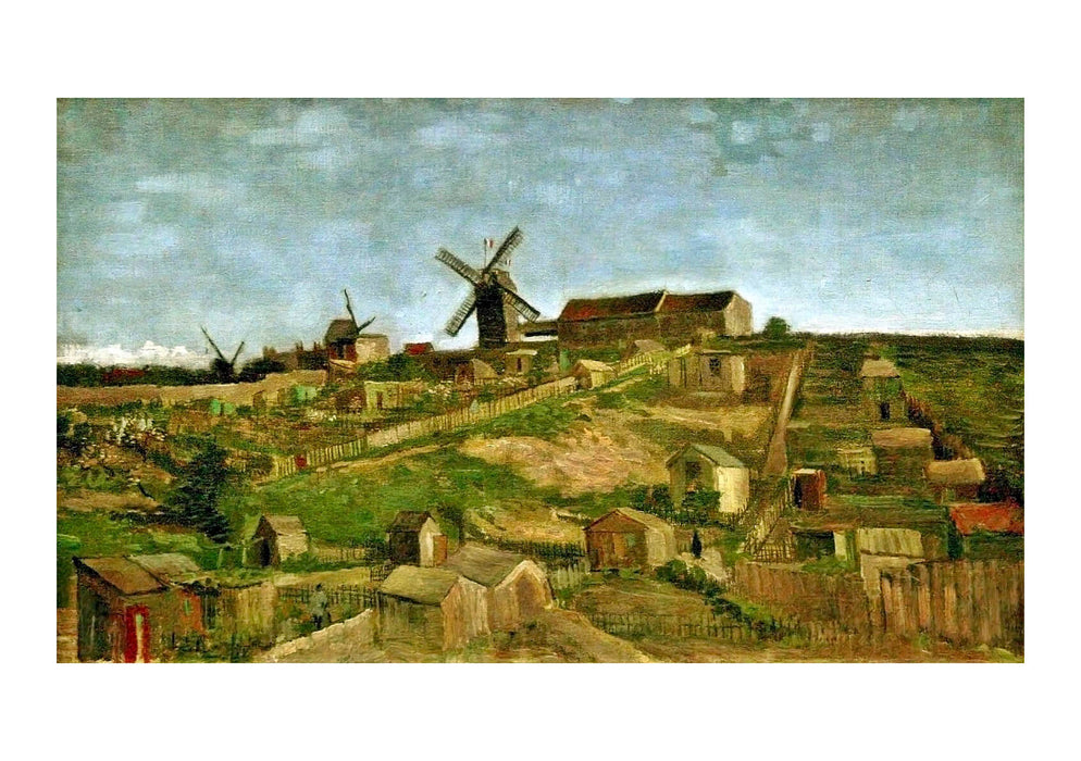 Vincent Van Gogh - Montmartre the Quarry and Windmills, 1886 02