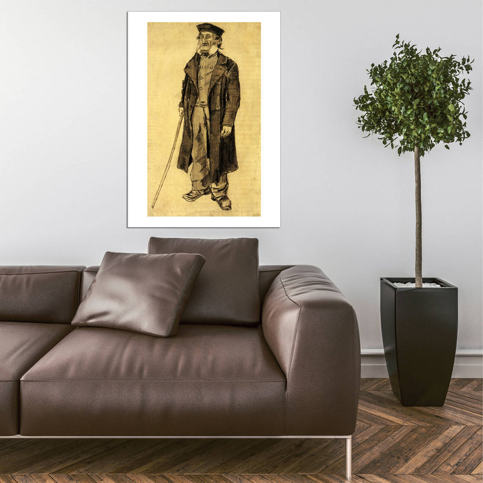 Vincent Van Gogh - Old Man with a Stick, 1882