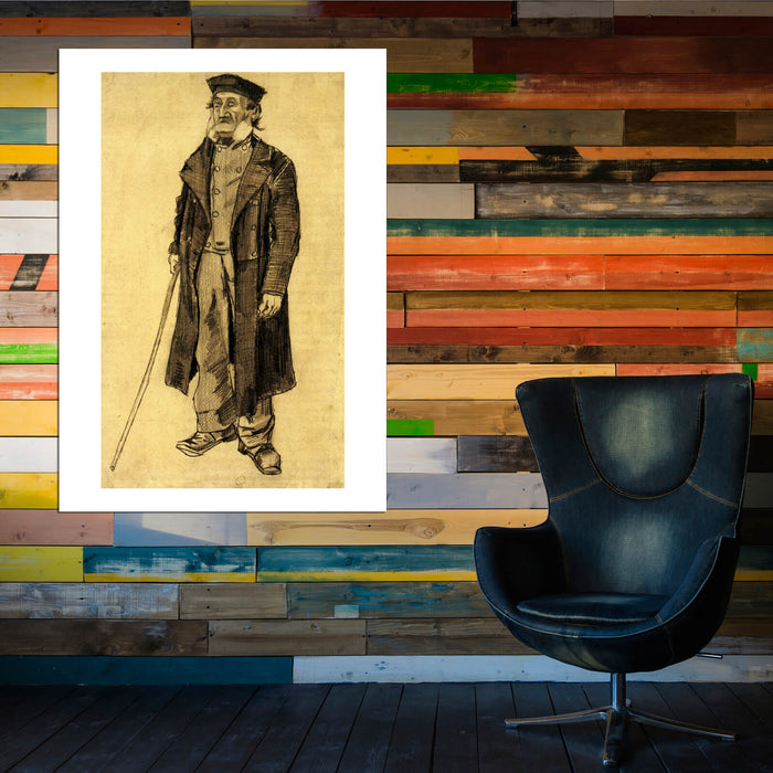 Vincent Van Gogh - Old Man with a Stick, 1882