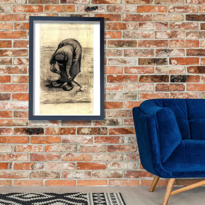 Vincent Van Gogh - Peasant Woman Lifting Potatoes, 1885 03