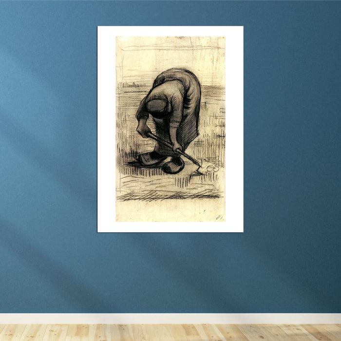 Vincent Van Gogh - Peasant Woman Lifting Potatoes, 1885 03