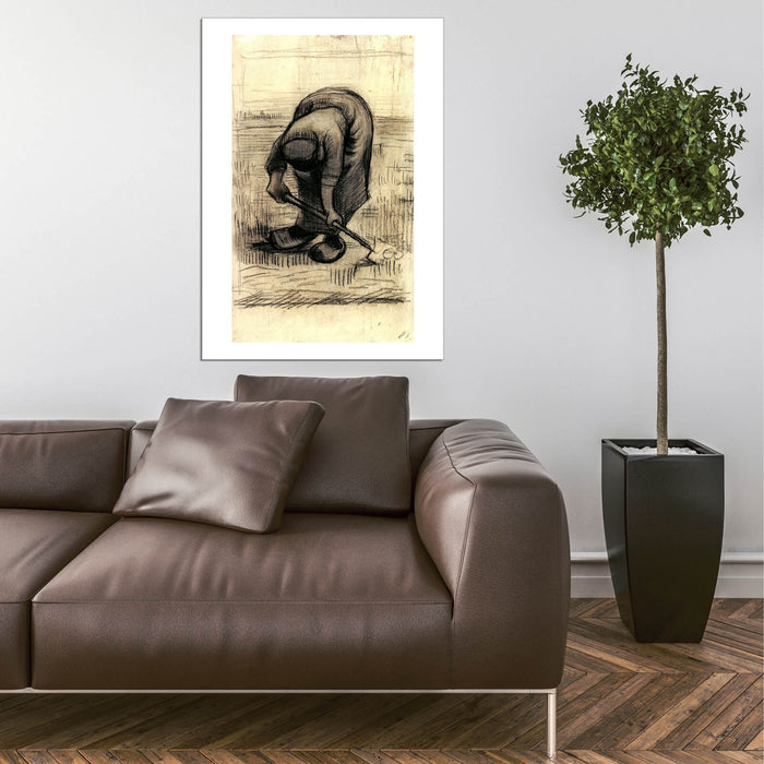 Vincent Van Gogh - Peasant Woman Lifting Potatoes, 1885 03