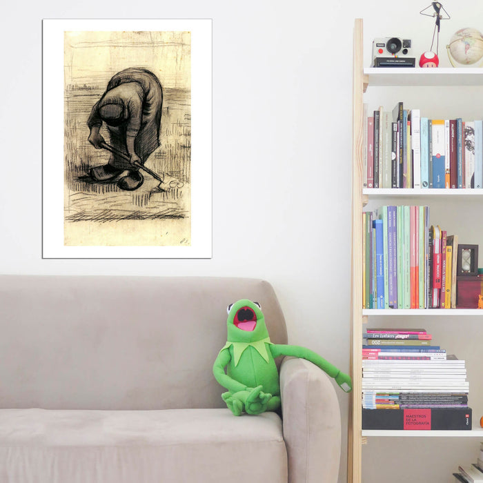 Vincent Van Gogh - Peasant Woman Lifting Potatoes, 1885 03