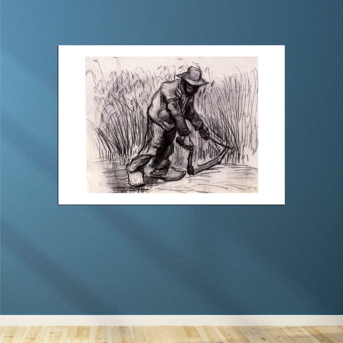 Vincent Van Gogh - Peasant with Sickle, 1885