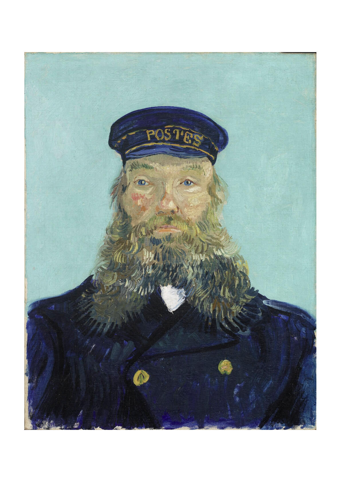 Vincent Van Gogh - Portrait of the Postman Joseph Roulin, 1888 ...