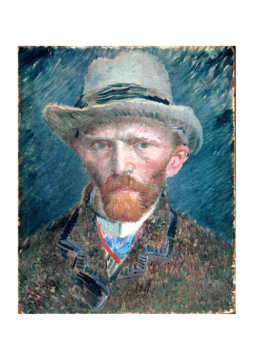 Vincent Van Gogh - Self Portrait with Grey Felt Hat, 1887 01