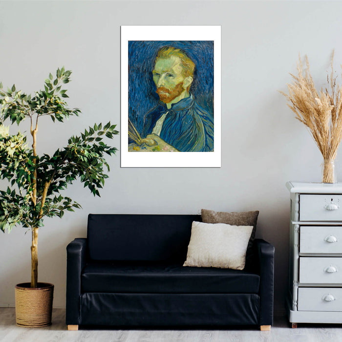 Vincent Van Gogh - Self Portrait with Pallette, 1889