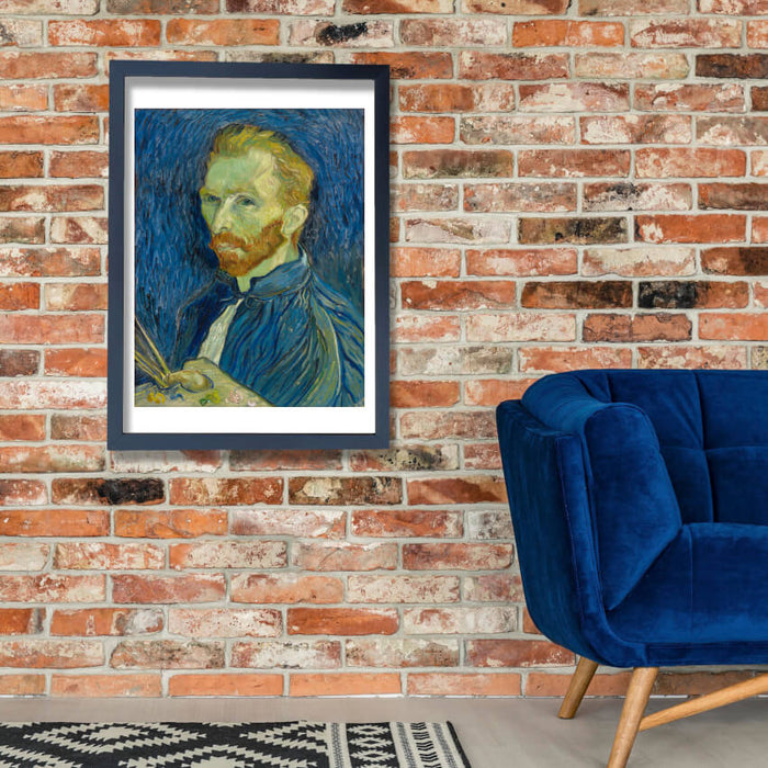 Vincent Van Gogh - Self Portrait with Pallette, 1889