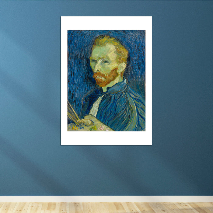 Vincent Van Gogh - Self Portrait with Pallette, 1889