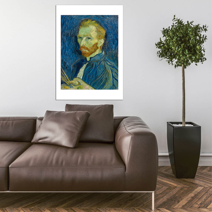 Vincent Van Gogh - Self Portrait with Pallette, 1889