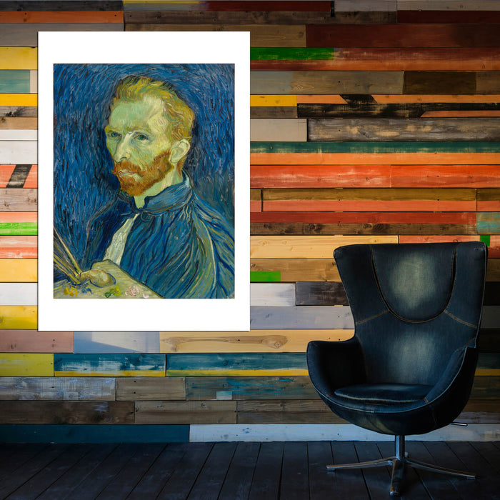 Vincent Van Gogh - Self Portrait with Pallette, 1889