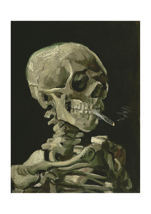Vincent Van Gogh - Skull with Burning Cigarette, 1885