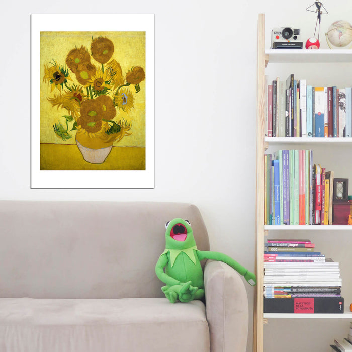 Vincent Van Gogh - Still Life - Vase with Fifteen Sunflowers