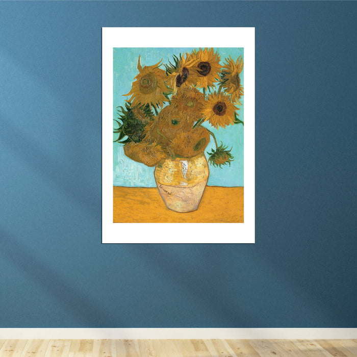 Vincent Van Gogh - Still Life - Vase with Twelve Sunflowers, 1889