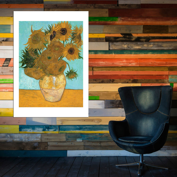 Vincent Van Gogh - Still Life - Vase with Twelve Sunflowers, 1889