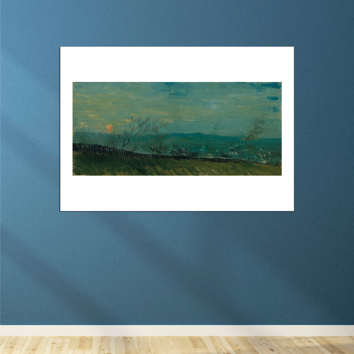 Vincent Van Gogh - Sunset at Montmartre, 1887