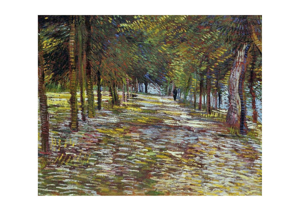 Vincent Van Gogh - The Avenue in Argenson Park at Asnieres, 1887