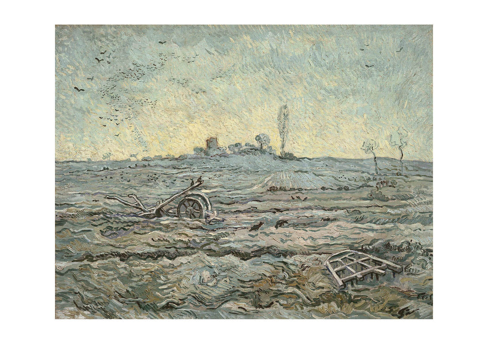 Vincent Van Gogh - The Plough and the Harrow (after Millet), 1890