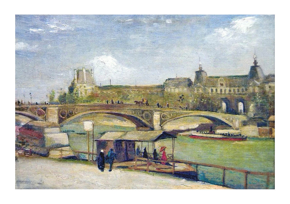 Vincent Van Gogh - The Pont du Carrousel and the Louvre, 1886