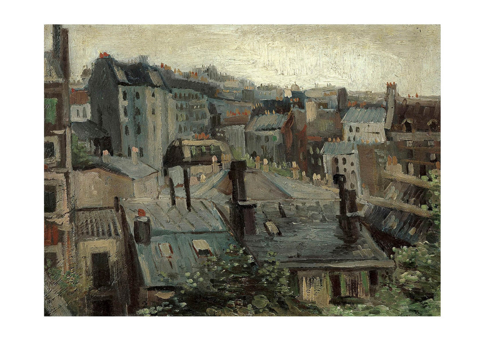 Vincent Van Gogh - The Roofs of Paris, 1886